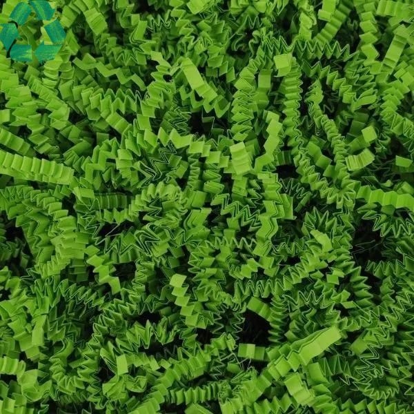 Umplutura din hartie zig-zag - verde